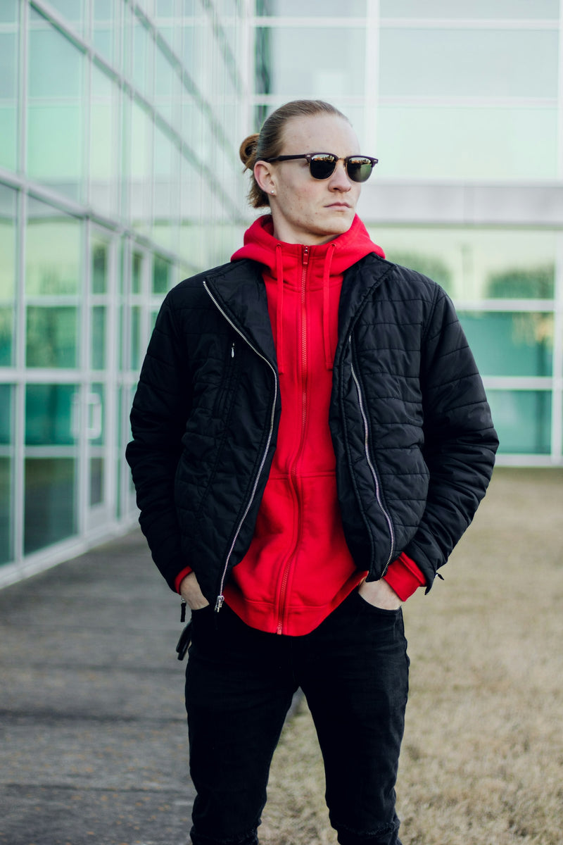 Quilted puffer jacket