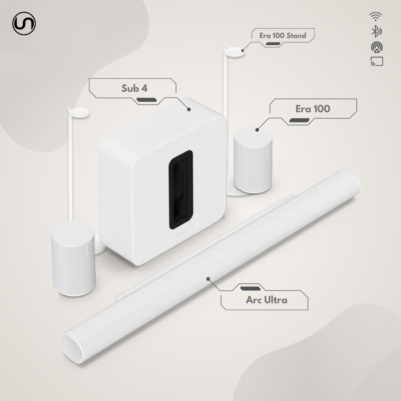 Premium Immersive Set with Arc Ultra (White)