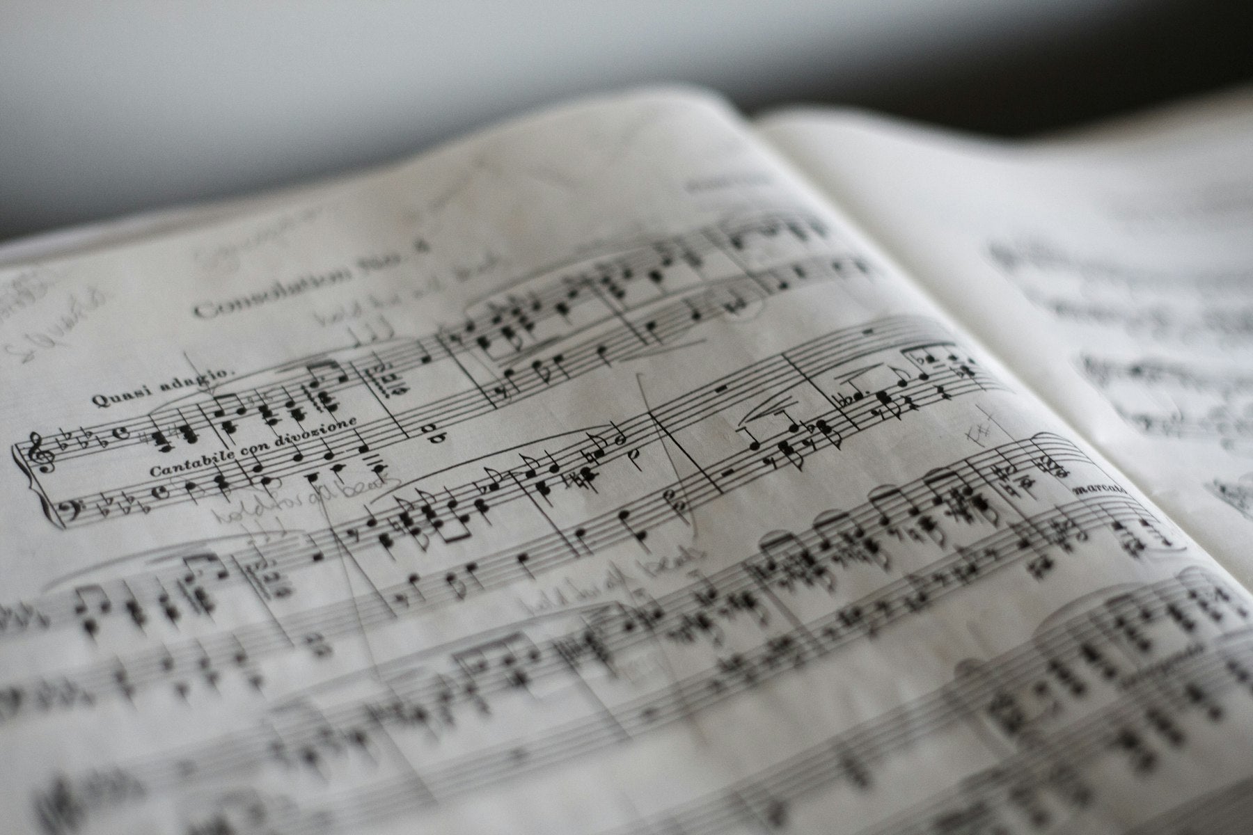 Open sheet music