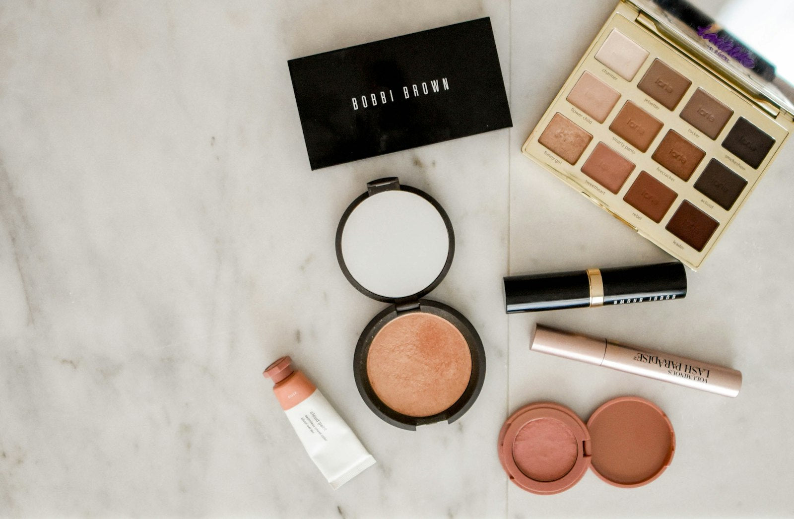 Complexion edit kit flat lay