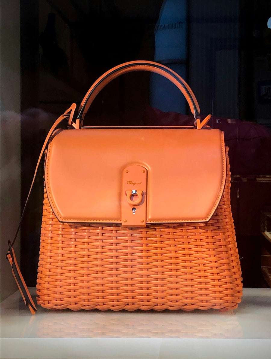 sffaq leather handbag