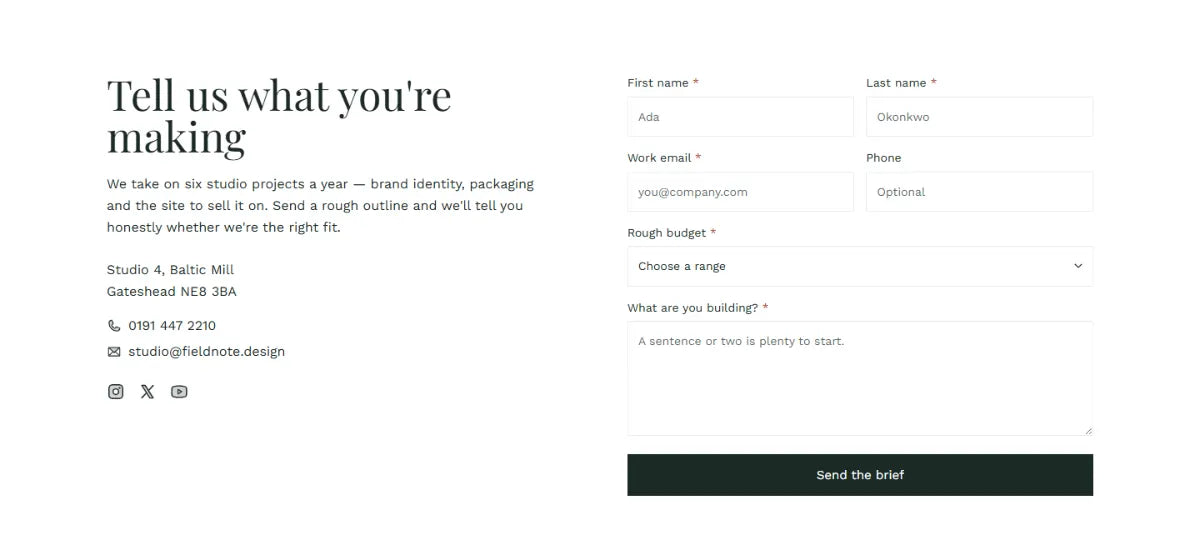 Contact Form 1
